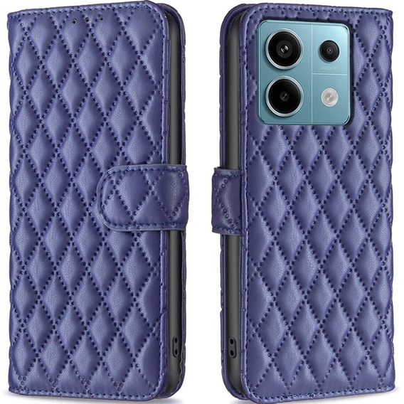 Cu clapetă pentru Xiaomi Redmi Note 13 Pro 5G, Wallet, BINFEN COLOR, albastru