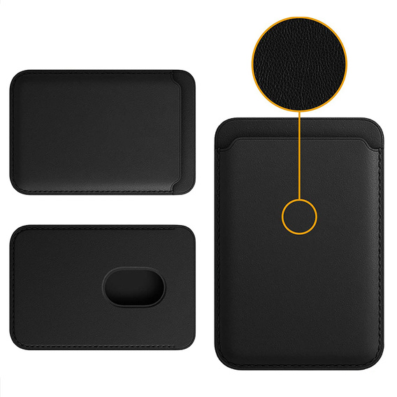 Portofel magnetic pentru MagSafe, negru