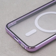 Carcasa Magnetic Dual Glass MagSafe pentru Samsung Galaxy S23, violet
