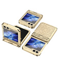 Husă pentru Samsung Galaxy Z Flip7 FE / Z Flip6, Mechanical Legend, de aur
