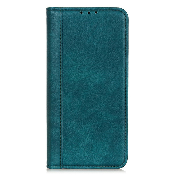Huse pentru Samsung Galaxy A56, Wallet Litchi Leather, verde