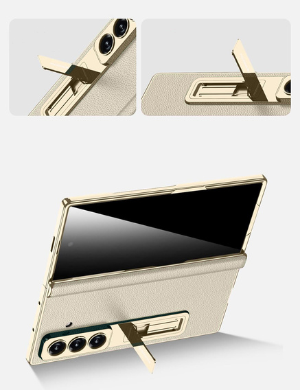 Carcasă GKK cu sticlă și suport pentru Samsung Galaxy Z Fold7 5G