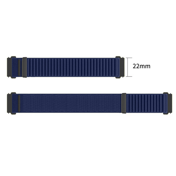 Pasek Nylonowy Uniwersalny 22mm, Czarny