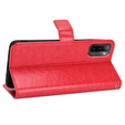 Cu clapetă pentru Ulefone Note 12P, Wallet, roșu