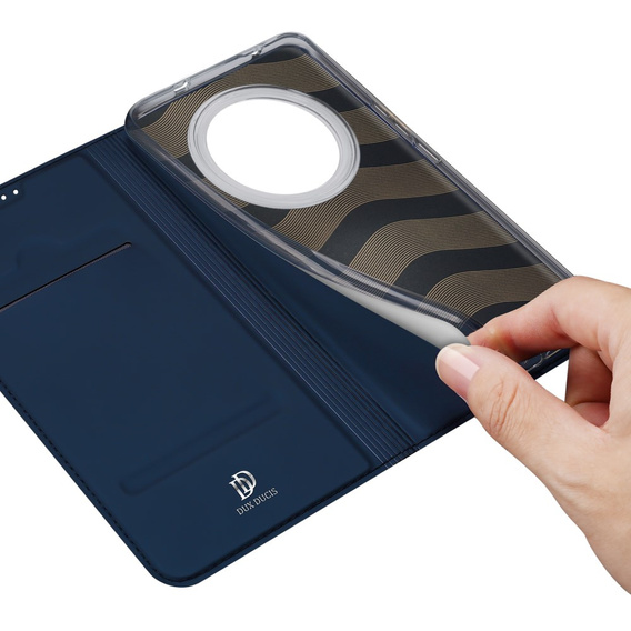 Dux Ducis Huse pentru Oppo Reno 12F / Oppo Reno 12FS, Skinpro, albastru
