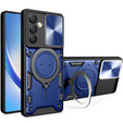 Husă blindată pentru Samsung Galaxy A54 5G, CamShield Slide, albastru