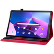 Husa pentru Lenovo Tab M10 10.1 Gen 3, Wallet Pen Slot, roșu