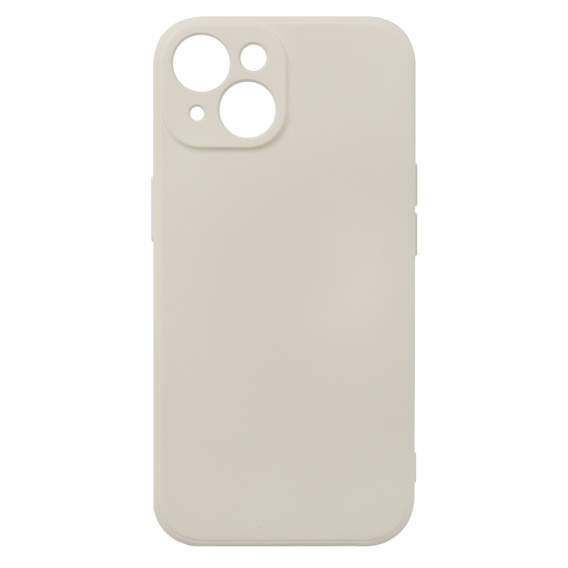 Husa pentru iPhone 15 Plus, Silicone Lite, bej