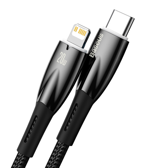 Baseus Glimmer USB-C la Lightning 20W 2m cablu pentru iPhone