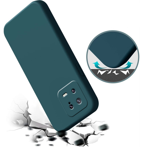 Husa pentru Xiaomi 13 5G, Silicone Lite, verde