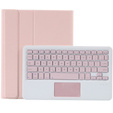 Carcasă + tastatură Lenovo Tab P11 J606F / Tab P11 5G, TouchPad Keyboard, roz rose gold
