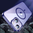 Huse pentru iPhone 14, ERBORD Hybrid MagSafe Case, albastru