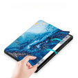 Huse pentru Samsung Galaxy Tab S9, Smartcase Hybrid Pen Slot, sea wave