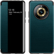 Husă cu clapetă pentru Realme 11 Pro 5G / 11 Pro+ 5G, Side View, verde
