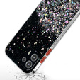 Huse pentru Motorola Edge 20 Lite, Glittery, negru