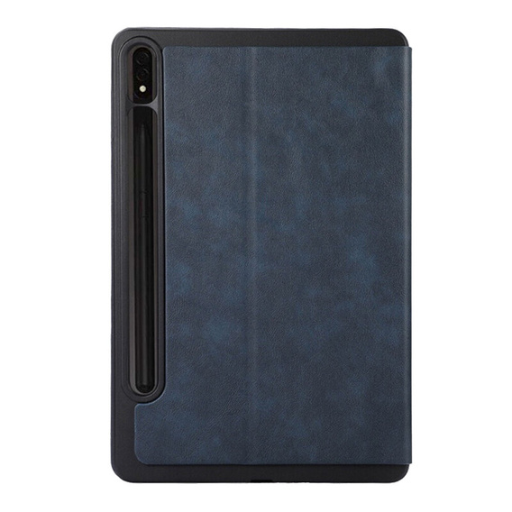 Husă pentru Samsung Galaxy Tab S9 FE+ Plus, Smartcase cu spațiu pentru stylus, albastru