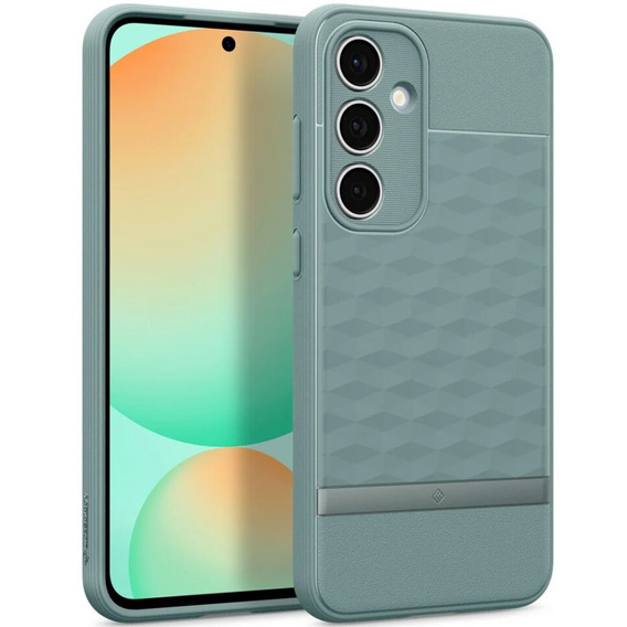 Husa Caseology pentru Samsung Galaxy S24 FE, Parallax, verde