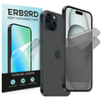 2 x iPhone 15 Privacy Foil, ERBORD Anti-Spy Hydrogel
