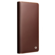 Carcasa flip pentru Samsung Galaxy S25 Ultra, QIALINO Leather Wallet, negru
