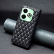 Cu clapetă pentru Infinix Hot 40i, Wallet, BINFEN COLOR, negru
