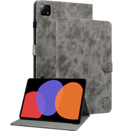 Huse pentru Xiaomi Pad 6, Wallet Pen Slot, gri