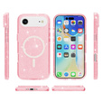 Husă pentru iPhone Air, pentru MagSafe, glitter, roz translucid