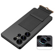 Huse pentru Samsung Galaxy S25 Ultra, GKK Strap Case, carbon negru