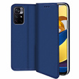 Cu clapetă pentru Xiaomi Poco M4 Pro 5G / Redmi Note 11S 5G, Wallet Smart Magnet, albastru