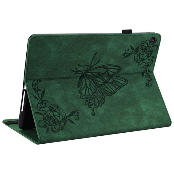 Husă pentru Lenovo Tab M10 Plus 10.6 Gen 3 TB-125F TB-128F, Butterfly, verde
