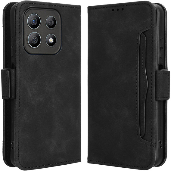 Cu clapetă pentru Motorola Moto G56 5G, Card Slot, negru