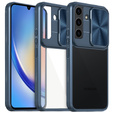 Huse pentru Samsung Galaxy A34 5G, Slide Camera, albastru