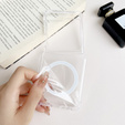 Huse pentru Samsung Galaxy Z Flip7 FE / Z Flip6, Dropproof MagSafe, transparentă