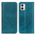 Husa cu clapetă pentru Motorola Moto G73 5G, Split Leather, turquoise