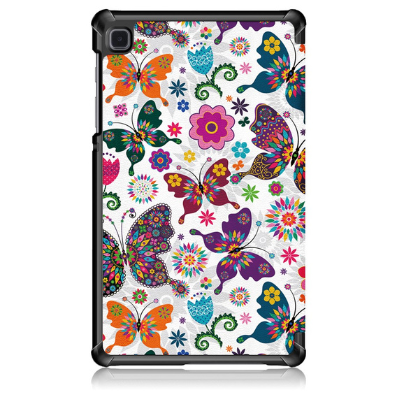 Husă pentru Samsung Galaxy Tab A7 Lite, Smartcase, Butterfly
