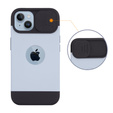 Husă ERBORD MagSafe Cam Slider, albastră + sticlă pentru ecran pentru iPhone 13 / iPhone 14