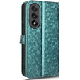 Husa cu clapetă pentru OnePlus Nord 5, Wallet Rhombus, verde