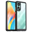 Huse pentru Oppo A58 4G, Fusion Hybrid, transparent / negru