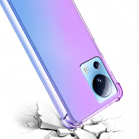 Husa pentru Xiaomi 13 Lite, Gradient Dropproof, Violet / albastru