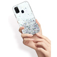 Huse pentru Samsung Galaxy M21, Glittery, transparentă