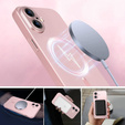 Husă pentru iPhone 16, ColorMag, pentru MagSafe, roz