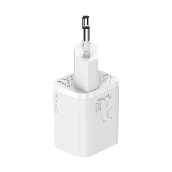 Baseus Super Si PD 30 W încărcător de rețea, 1× USB-C pentru smartphone-uri