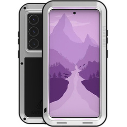 Love Mei Huse pentru Samsung Galaxy S24 Ultra, armored without glass, gri