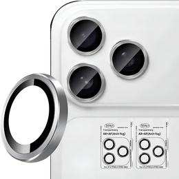 2x ERBORD OPTIK Pro sticlă călită pentru iPhone 16 Pro / 16 Pro Max camera foto, negru
