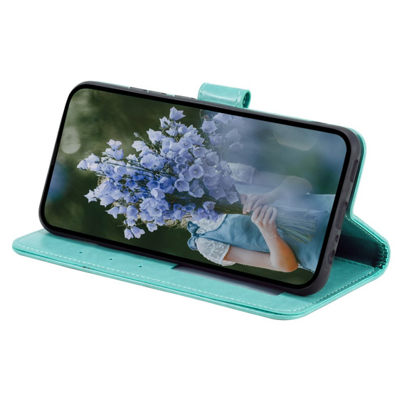 Cu clapetă pentru Xiaomi Redmi A3, Mandala, verde