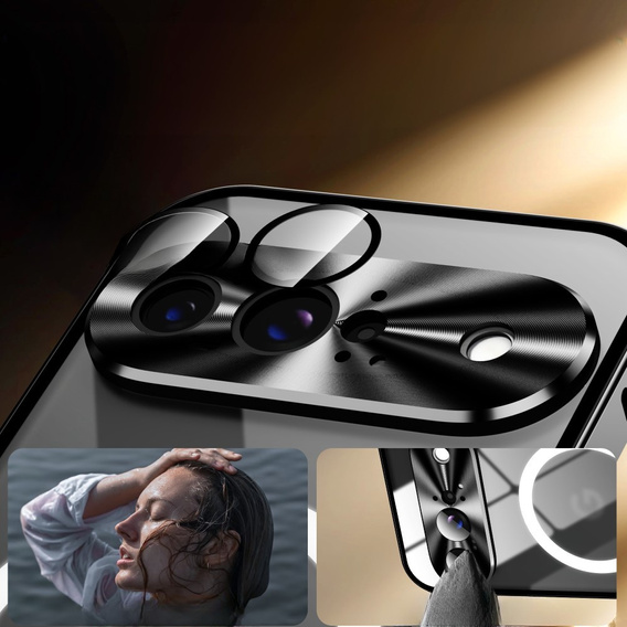Carcasă de protecție pentru camera foto pentru Google Pixel 9, CamShield MagSafe, negru