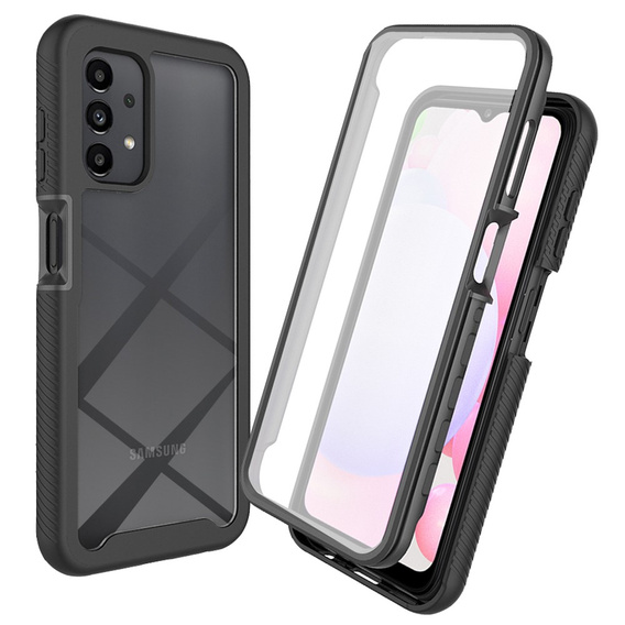 Carcasă pentru Samsung Galaxy A13 4G, Shockproof, cu folie, albastru