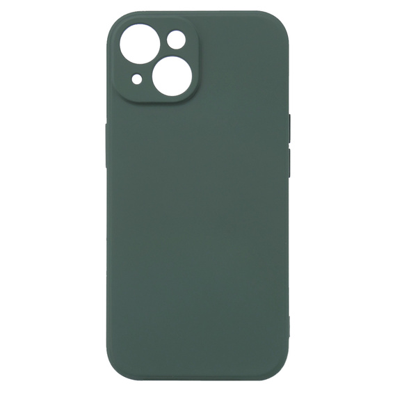 Husa pentru iPhone 15, Silicone Lite, verde închis