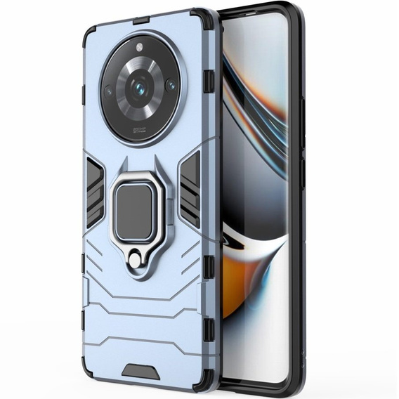 Huse pentru Realme 11 Pro / 11 Pro +, Kickstand Ring, albastru