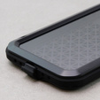Love Mei Huse pentru iPhone 12, armored with glass, negru