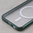 Carcasa Magnetic Dual Glass MagSafe pentru Samsung Galaxy S23, verde